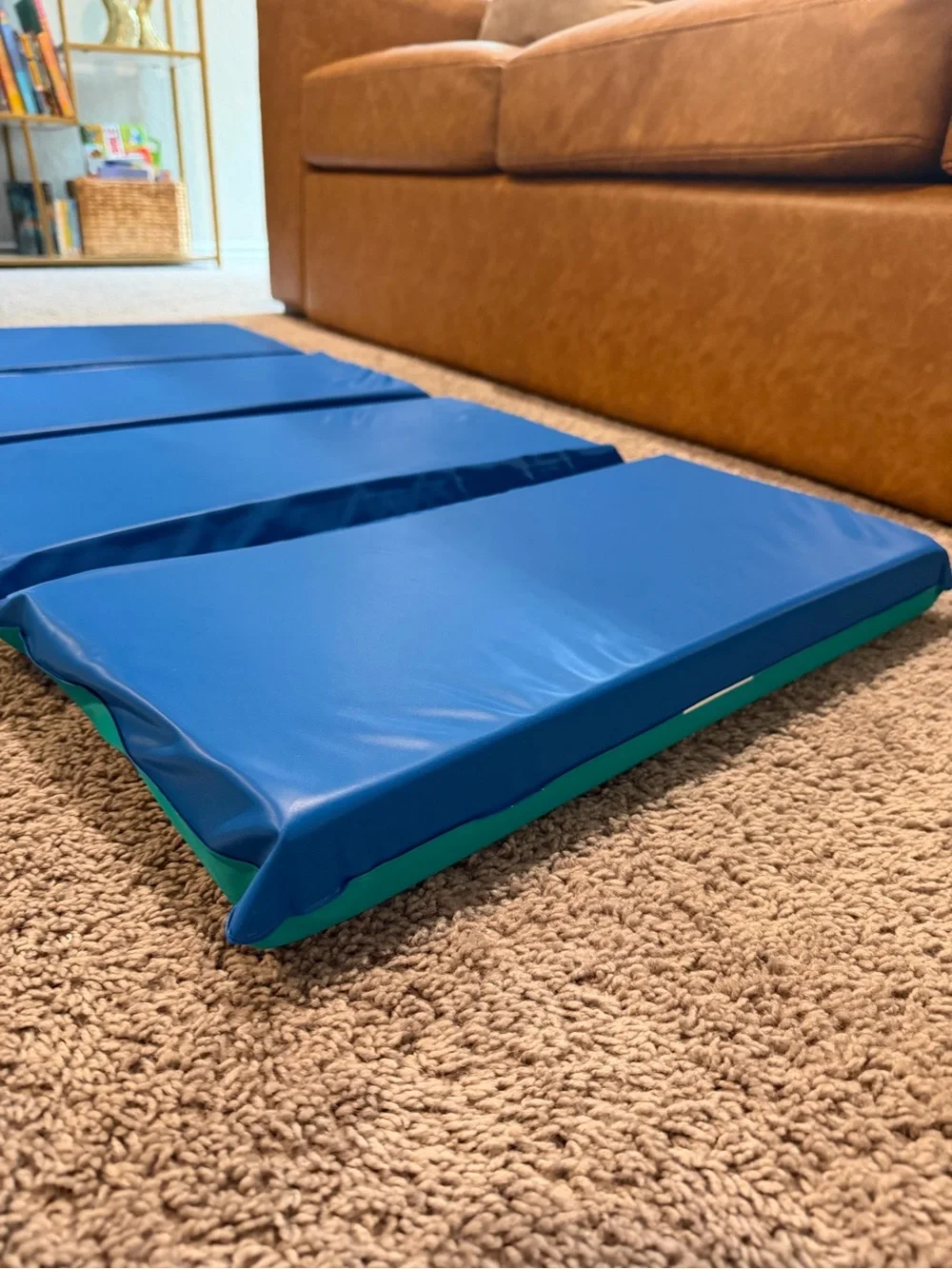 Foldable Teal Floor Mat
